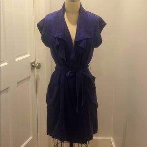 Club Monaco draped tie-waist dress